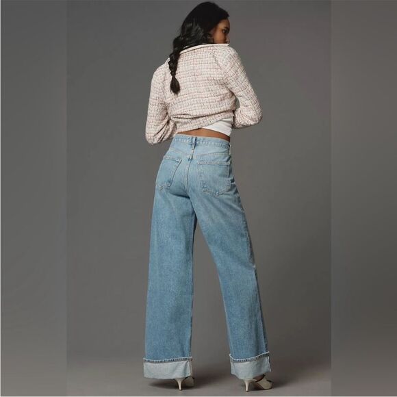 AGOLDE Dame Wide Leg Jeans Sz. 26 - Picture 3 of 8